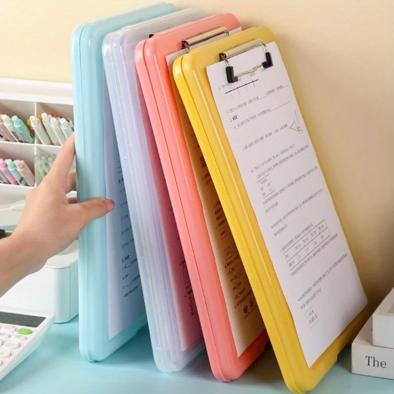 A4 plastic Folder Organizer,Multifunctional Writing Pad for Exam Document,Music Score,Office,Ideal for Student and Professional.