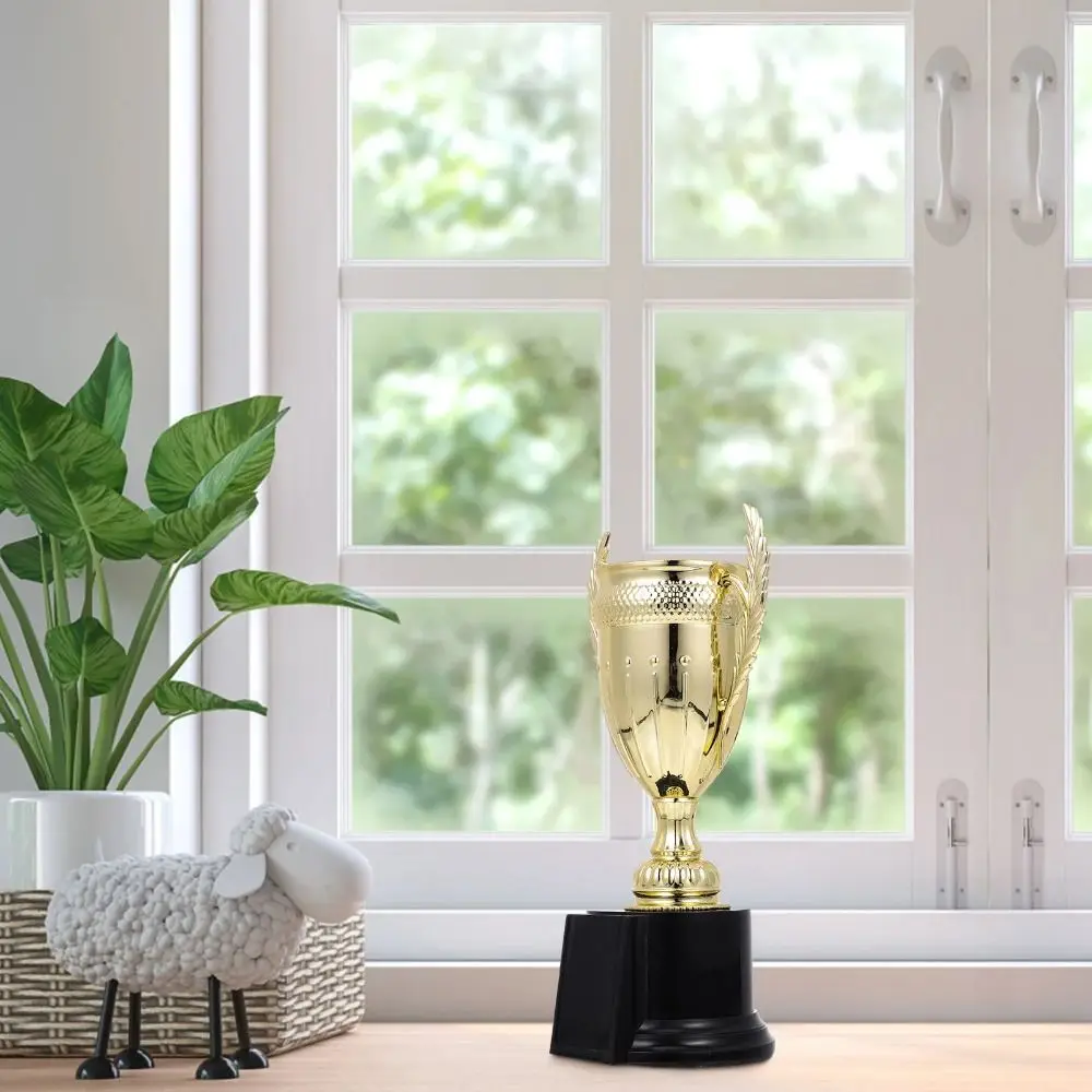 Children's Trophy Awards Plastic Model School Rewarding Supply Winner Award Trophy Toy Competition Soccer Craft Souvenirs