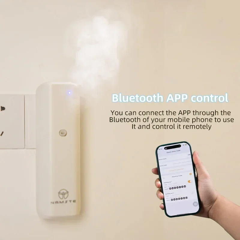 Namste-Difusore di aromi per la casa, Spruzzatore per deodoranti, Dispositivo profumato per aromaterapia, Macchina intelligente per oli essenziali, Diffusore di oli