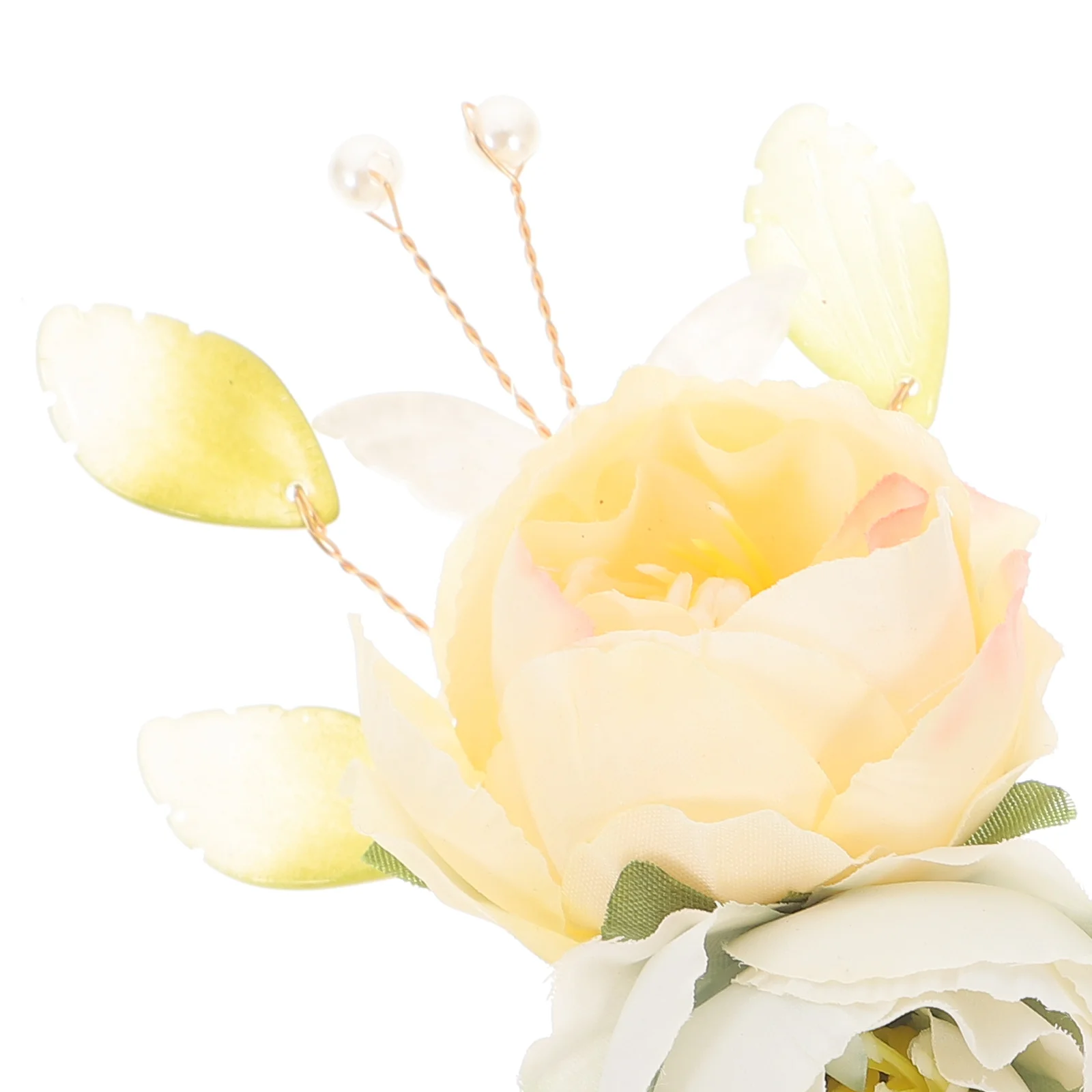 

2Pcs Flower Clip Bridal Hair Clip Classic Floral Hair Accessories for Wedding Vintage Flower Barrette for Women