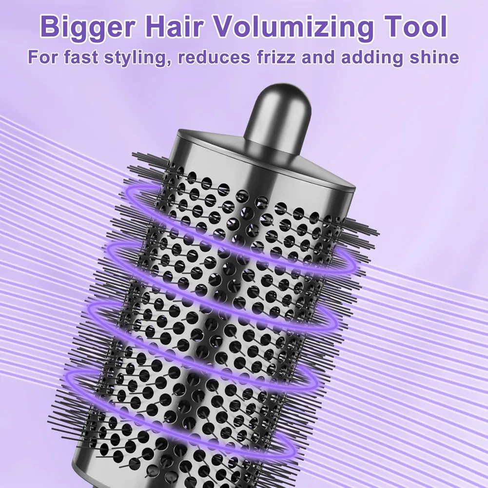 【Berserk】Hair Styler Conical Barrel & Big Round Brush With Adapter For Dyson HD Series Hair Dryers