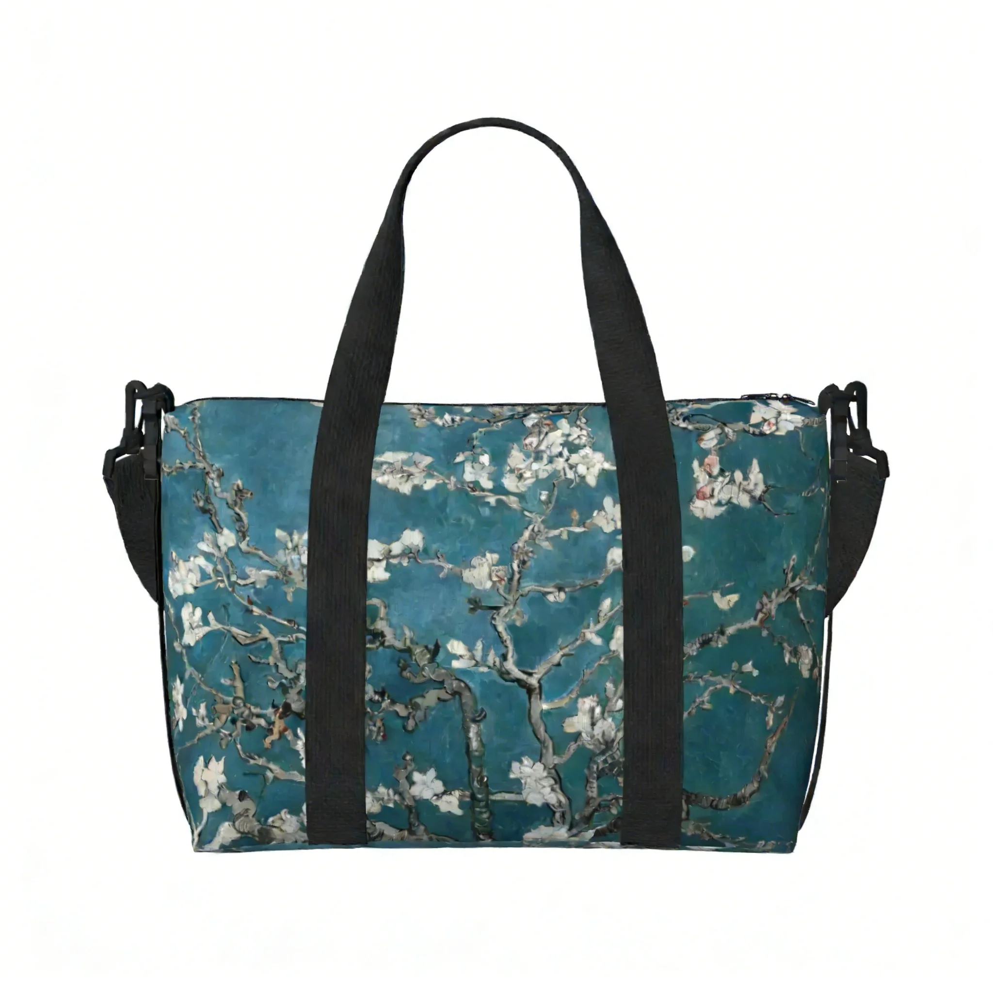 

Vincent Van Gogh Almond Blossom Travel Duffle Bag Multifunctional Durable Handbags Waterproof Weekender Overnight Bags for Women