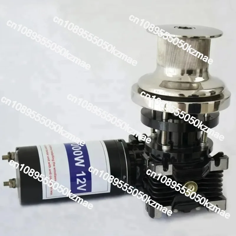 Suitable for maximum load 190kg rope size 12mm customizable DC electric winch anchor winch 12/24v motor 600W