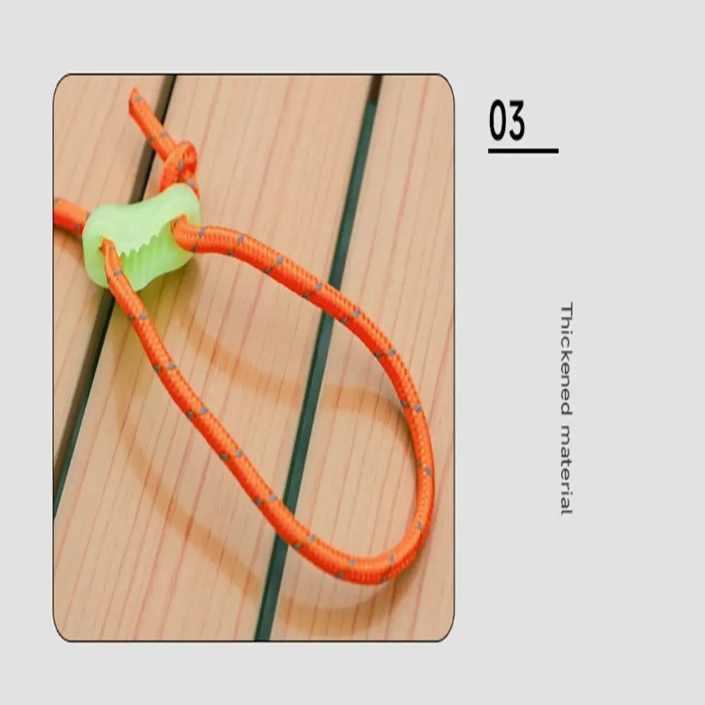 4mm/6mm Outdoor Tent Guyline Ropes 4M Length with Adjuster Tensioner Reflective Camping Guy Lines Camping Accessories