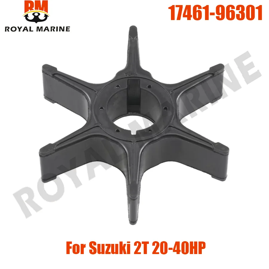 17461-96301 17461-95300 Water Pump Impeller for Suzuki 2 Stroke 20-85HP Outboard Motor 17461-96310 17461-95301 17461-95501