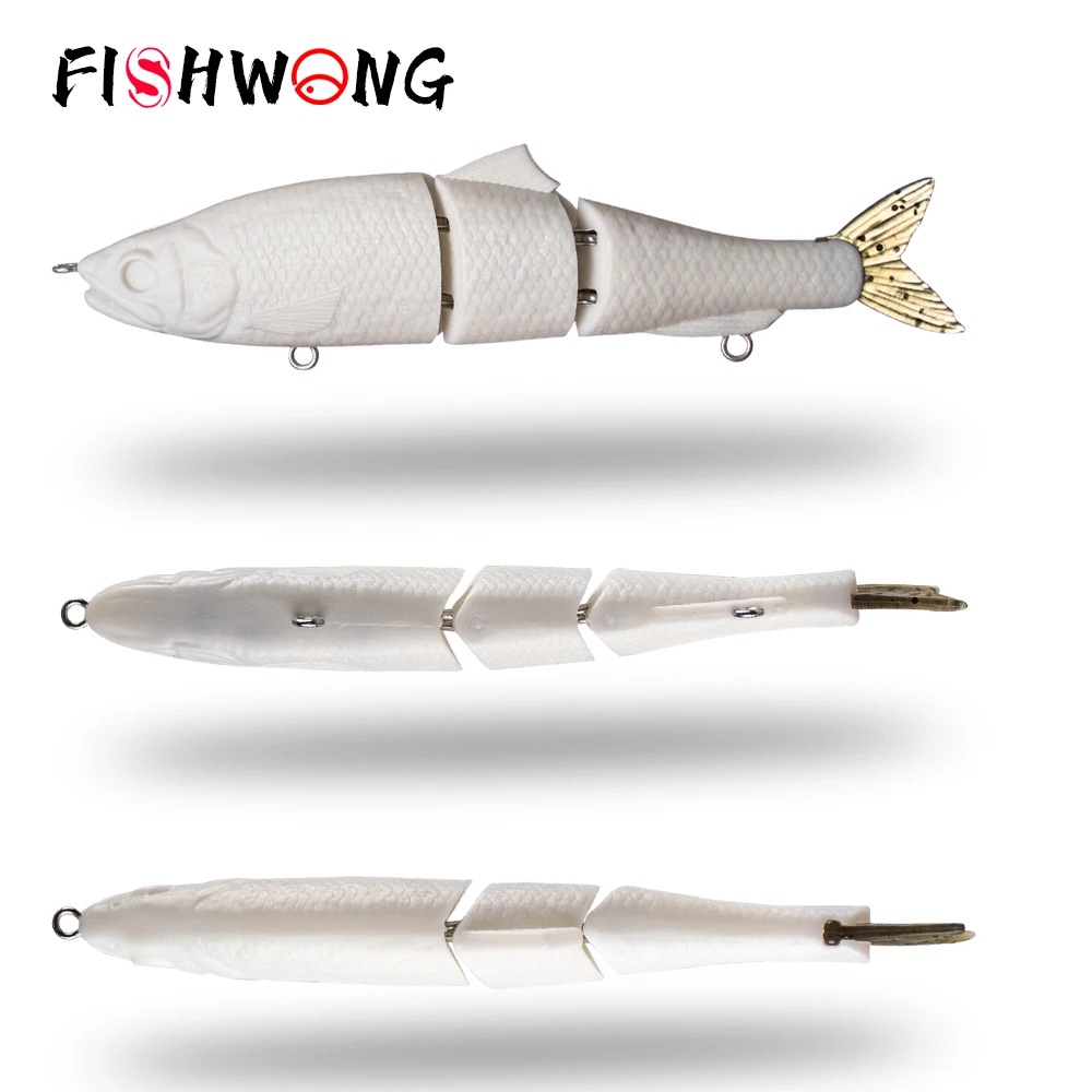 fishwong-10pcs-lot-unpainted-swimbait-blank-lure-14cm-265g-sinking-swimbait-artificial-hard-bait-3-segment-diy-fishing-lure