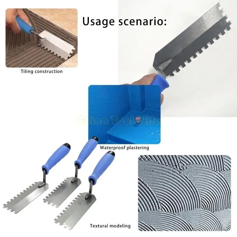 57QF Trowel Brush Shovel Repair Scraper Putty Building Tool For Tile Laying