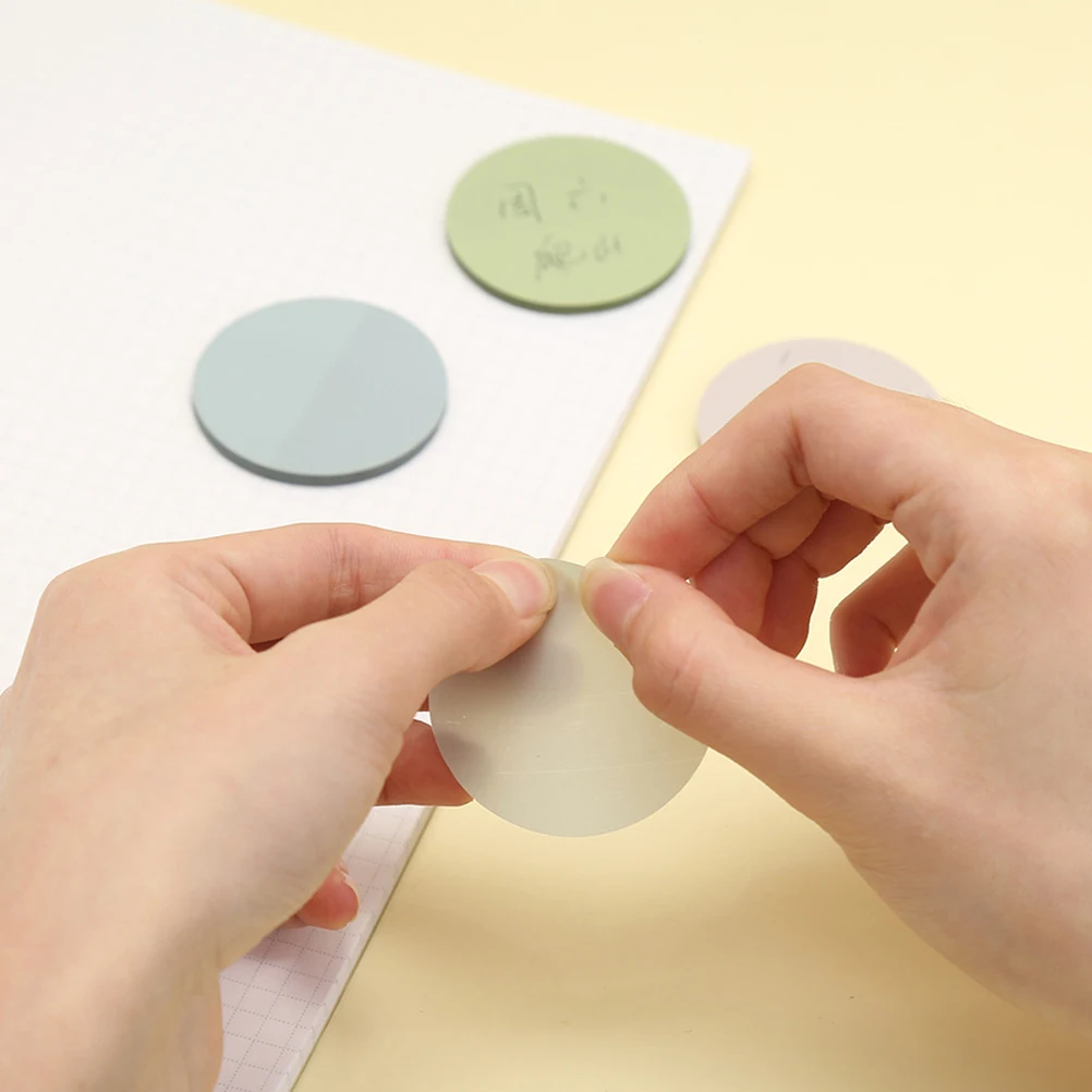 

2 Sets SelfAdhesive Memo Pads Colorful Note Stickers Lovely Appearance Household Note Stickers Simple Design Office Supplies