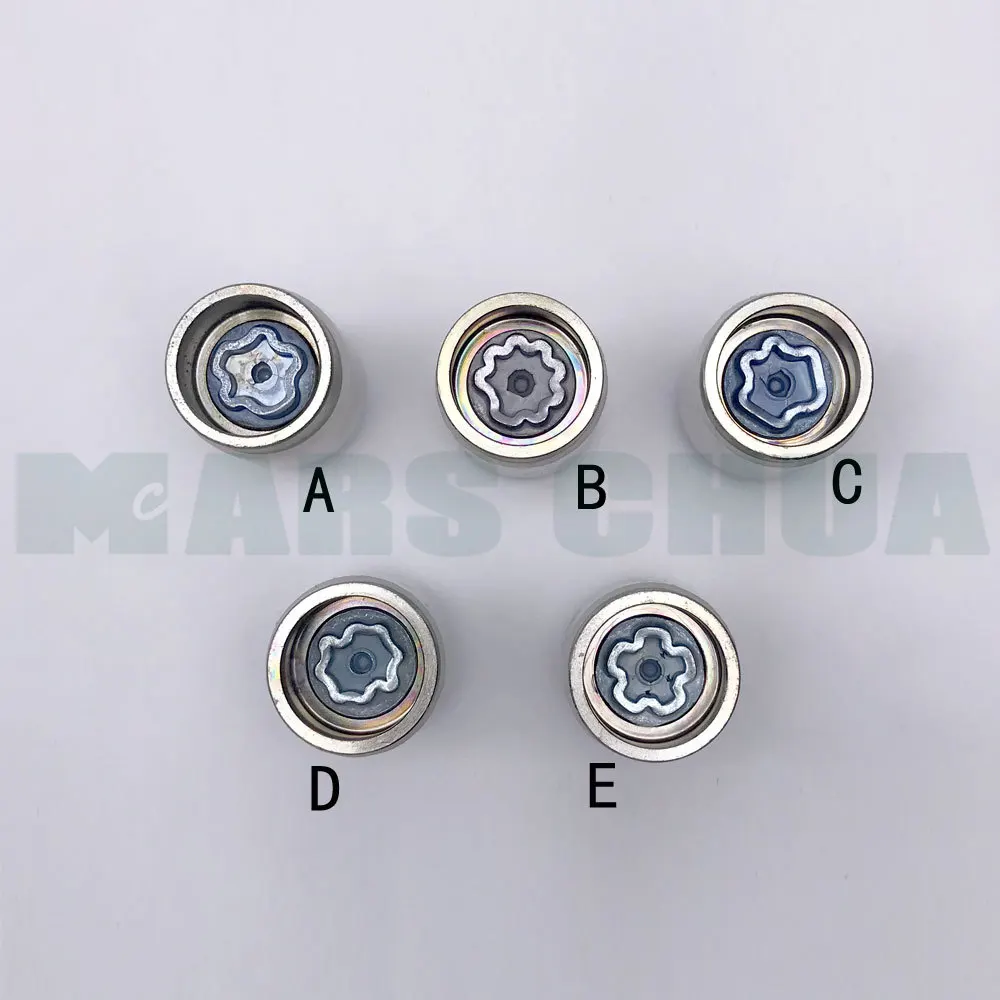 

Tools A To E Tire Anti-theft Screw Removal Tool Set for Audi Special Removal Tools for Parts Anti-theft Screw Sleeve