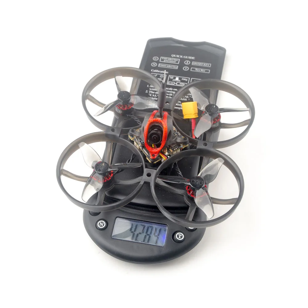 

Комплект рамы для микро-дрона HappyModel Mobula8 1-2S 85 мм Micro FPV Whoop с полетным контроллером X12 AIO, видеопередатчиком OPENVTX 400 мВт, приемником ELRS/FR-SLY и камерой Caddx 1200TVL EX1103