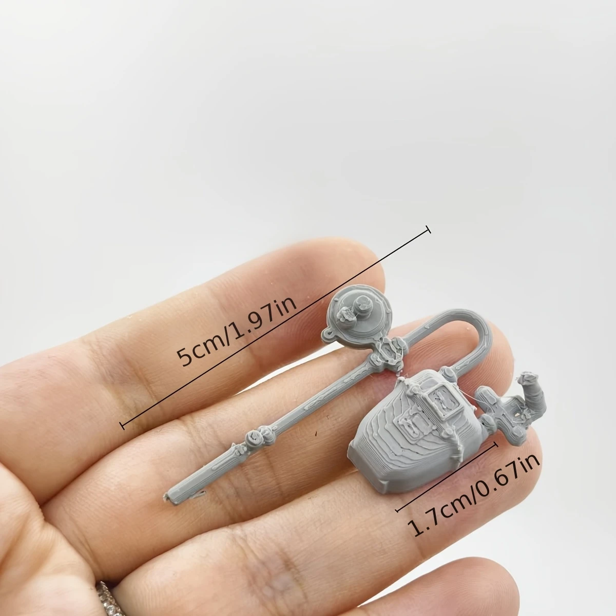 Miniature Gas Meter Model Dollhouse Outdoor Utility Meter DIY Mini House Wall Decoration Accessory view 3