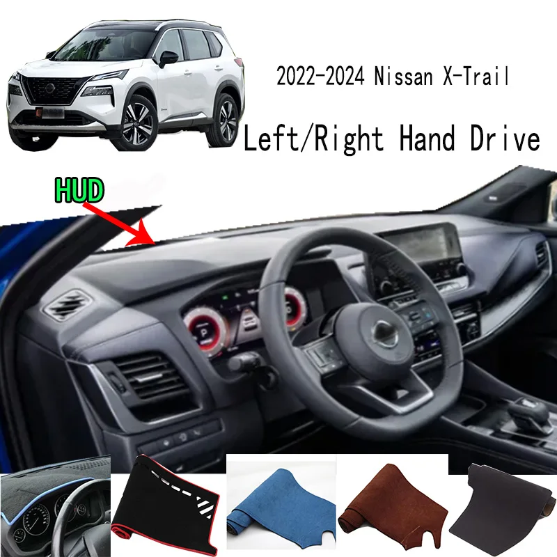 

For 2022 2023-24 Nissan X-Trail T33 E-PowerDashmat Anti-Slip Dash Mat Dashboard Cover Instrument Panel Sunscreen Pad Ornaments