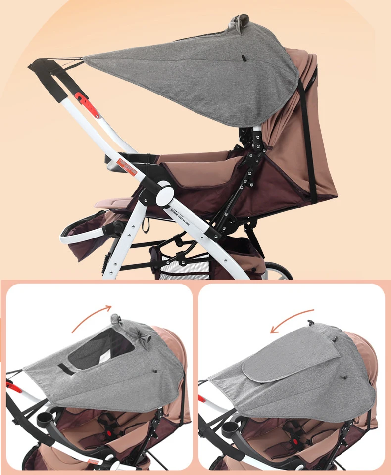 Baby Stroller Sun Visor Carriage SunShade Cover Pram Stroller Accessories Car Seat awning Buggy Pushchair Sun protection UV hood