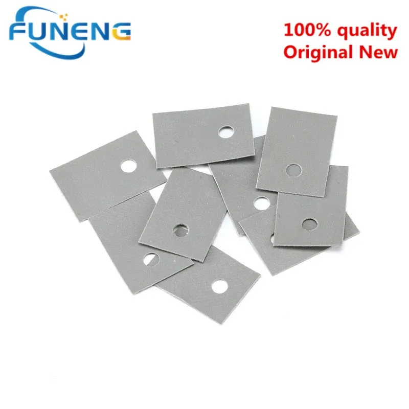 500PCS TO-220 Insulation Pads Silicone Heatsink Shim TO 220 Transistor Plastic Washer Insulation Washer TO220