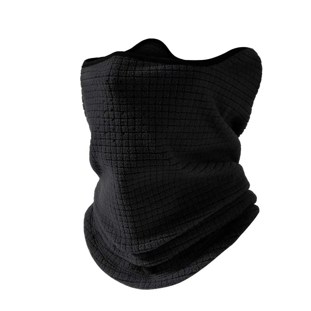 Windproof Snood Thickened Neck Warmer Breathable Elastic Thermal Collar Soft Fleece Lightweight Fleece Scarf Athletes