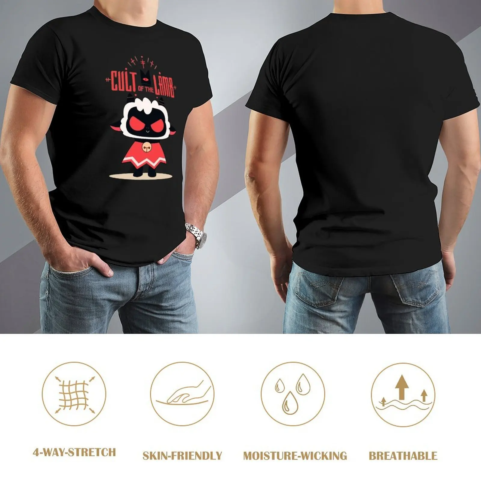 cult of the lamb T-Shirt street wear clothes fashion shirts men t shirts high quality