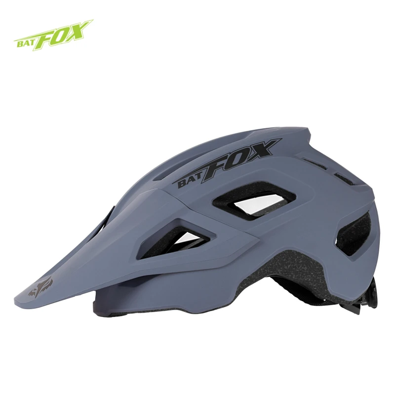 BATFOX Bike Helmet men\'s bicycle helmet MTB casco bicicleta Mountain bike casco ciclismo hombre Matte black cycling helmets