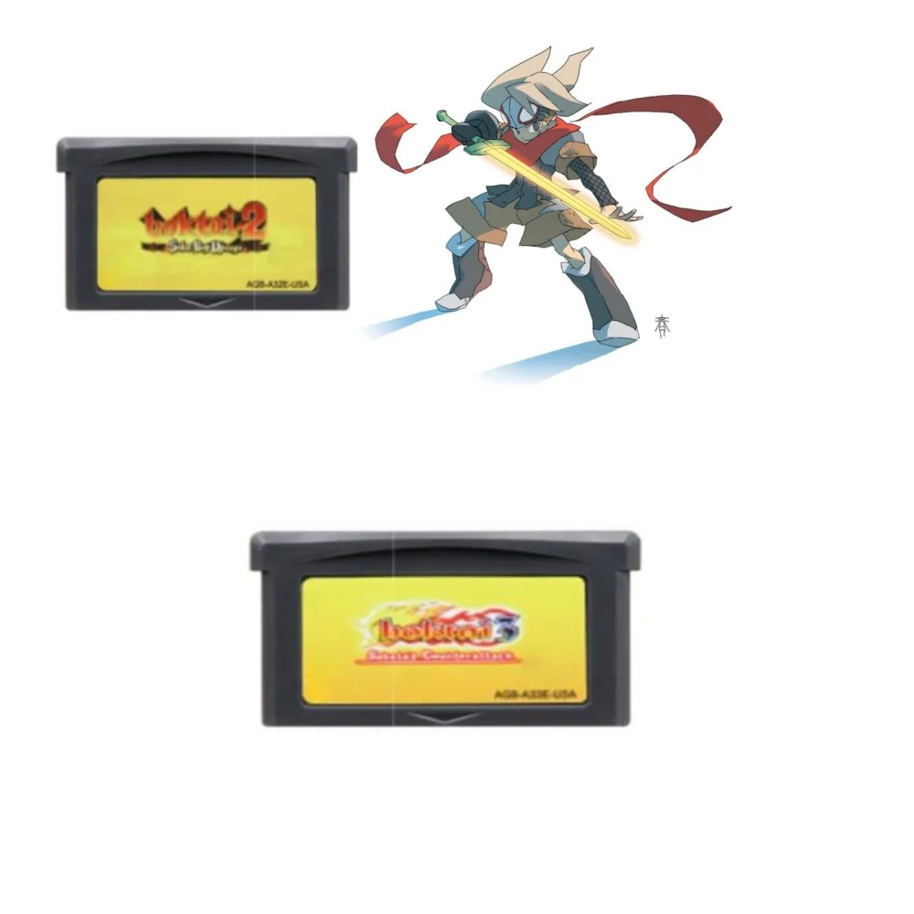 Video Card Boktai 2 / 3 Solar Boy Django Counterattack Solar Control Cartridge for GBA NDS NDSL English Console Tool