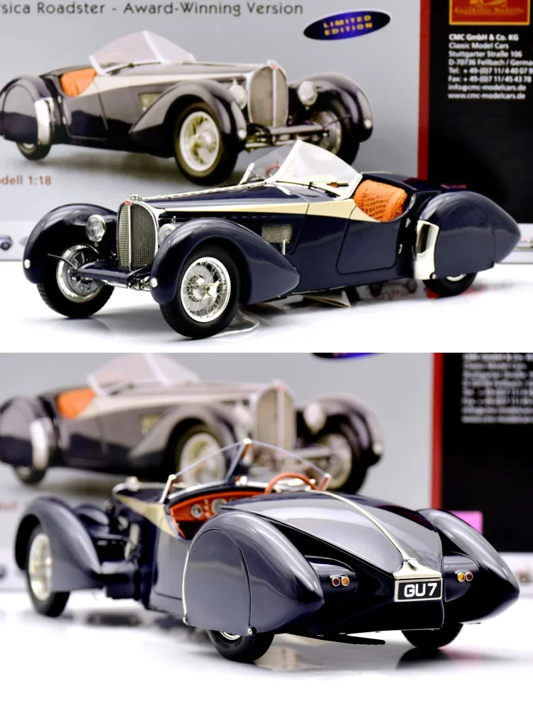 CMC 1:18 57SC كورسيكا محاكاة طبعة محدودة جميع سبائك معدنية مفتوحة ثابتة سيارة لعبة مجسمة هدية #1