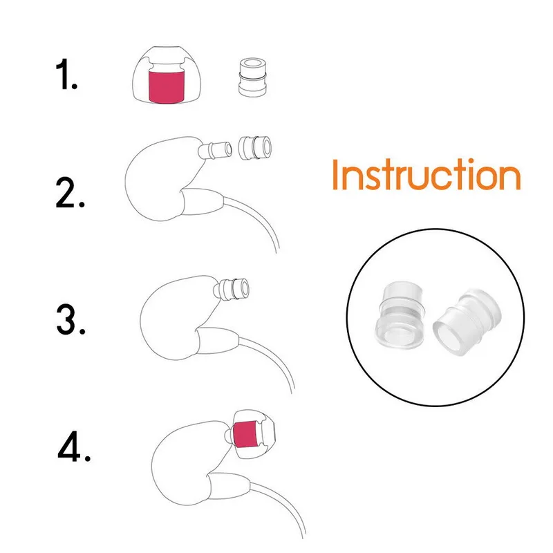 SpinFit CP100+ CP100 PLUS Medical Grade Silicone Eartips for Earphone Nozzle Diameter from 4.5-5.5mm CP100+ V.2 EarbudsDUNU FIIO