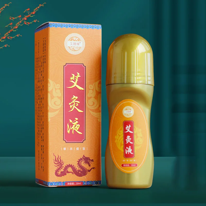 Moxibustion Liquid Pure Nature Plant Extraction Really Clean and Smokeless Moxas Acupuntura Therapy Warm Massage Relieve Pain