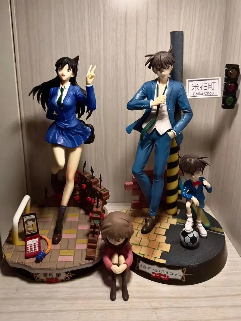 In Voorraad Anime Detective Conan Kudou Shinichi Figuur Jimmy Kudo Case Gesloten Anime Figuren Standbeeld Pvc Beeldje Model Speelgoed Geschenken