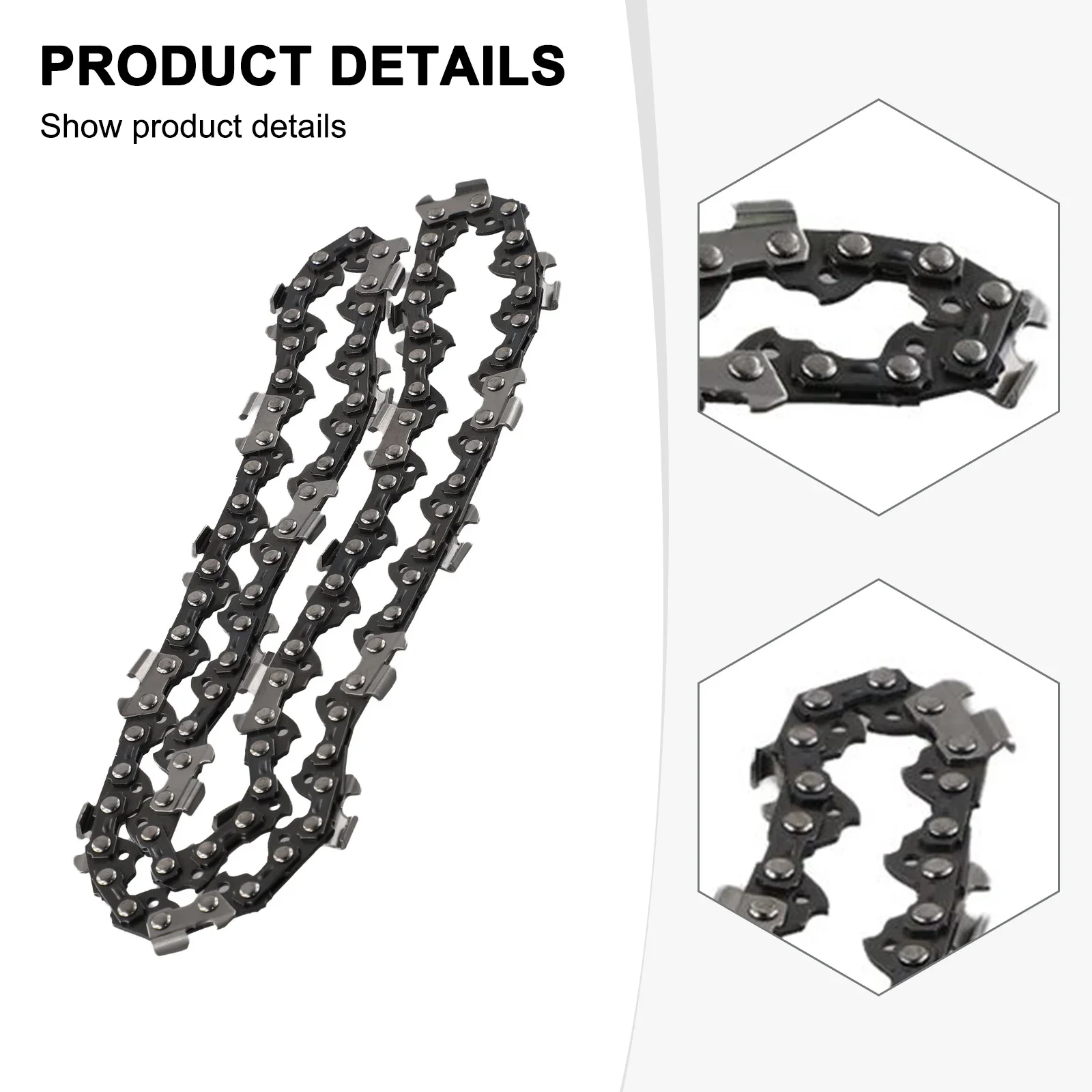 12 Inch Chain To Fit For  MS 170 MS 171 Ms192 Mse140 3/8 Profile 44 Drive Links Chainsaw Garden Tool Parts Accessories