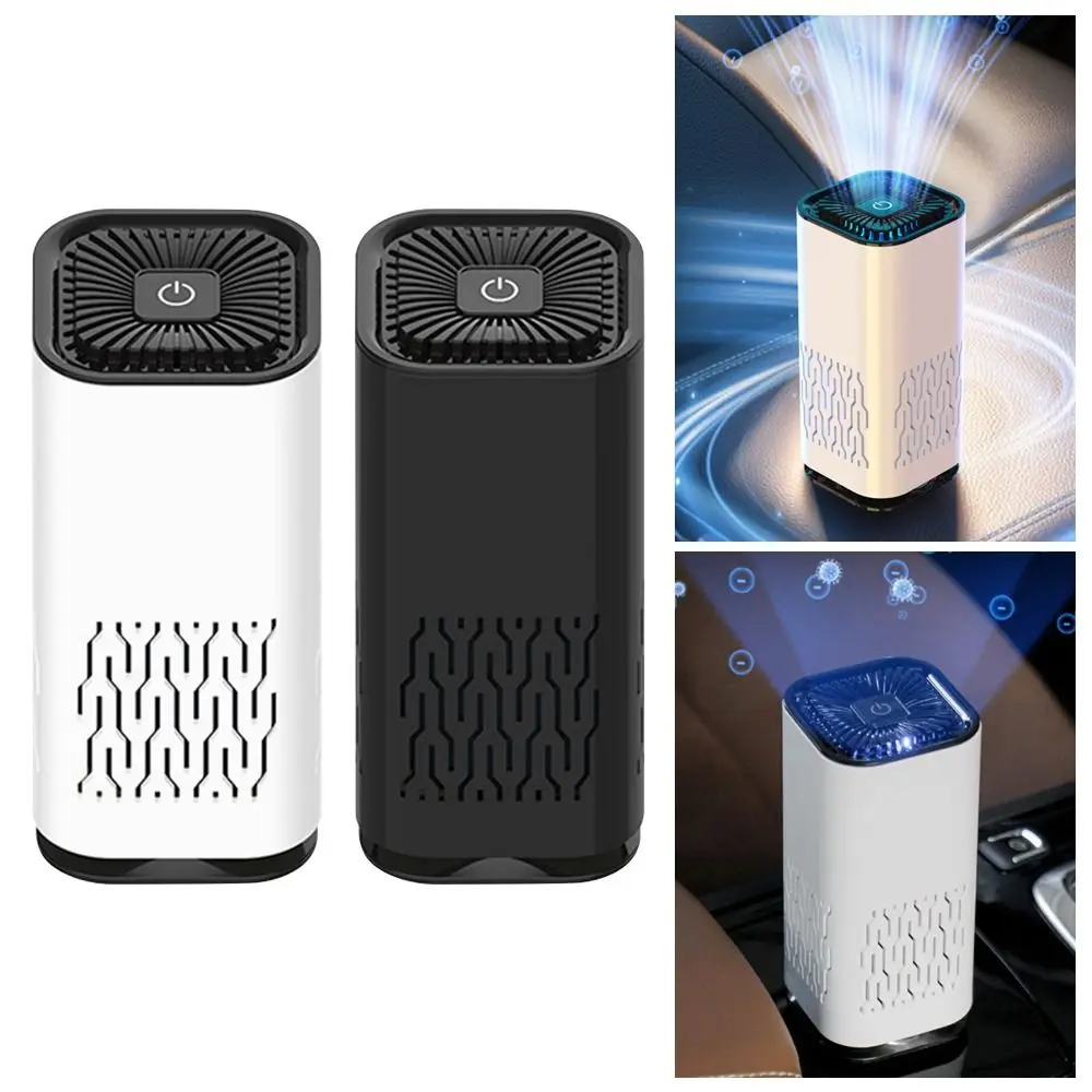 Negative Ion Car Air Purifier Smoke Removal Formaldehyde Removal Aromatherapy Purifier Aromo Air Freshener Household Filter