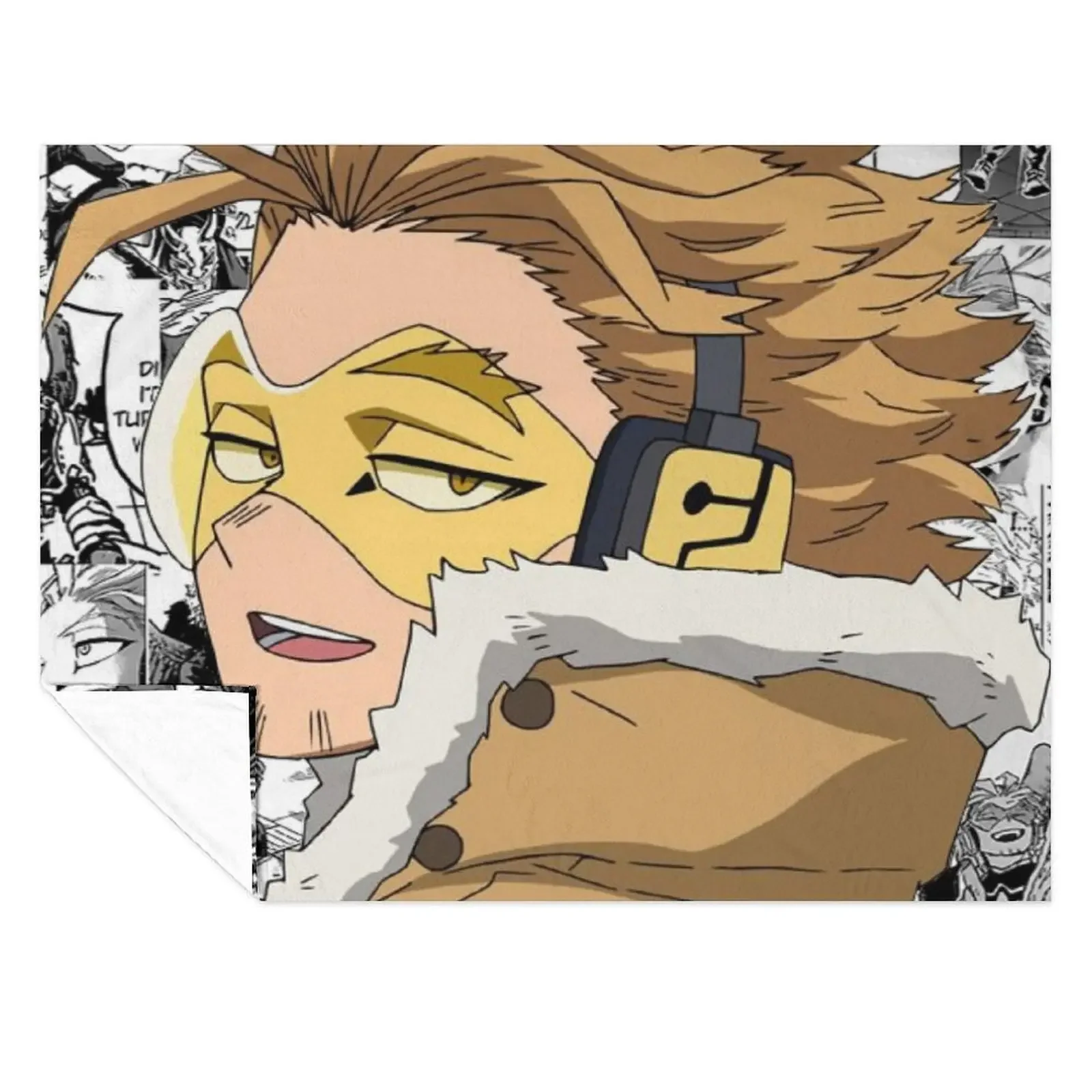 

hawks manga collage Throw Blanket Soft Plush Plaid Flannels Decorative Sofa Sleeping Bag Blankets