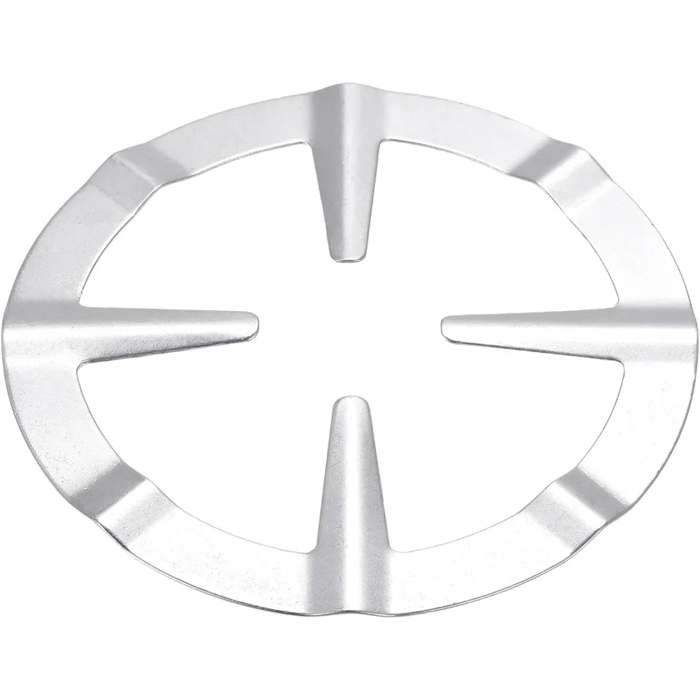 1 Piece Gas Stove Stand Moka Pot Coffee Pot Stand Kitchen Gas Stove Stainless Steel Coffee Ring Stand Reducer White Stove Stand