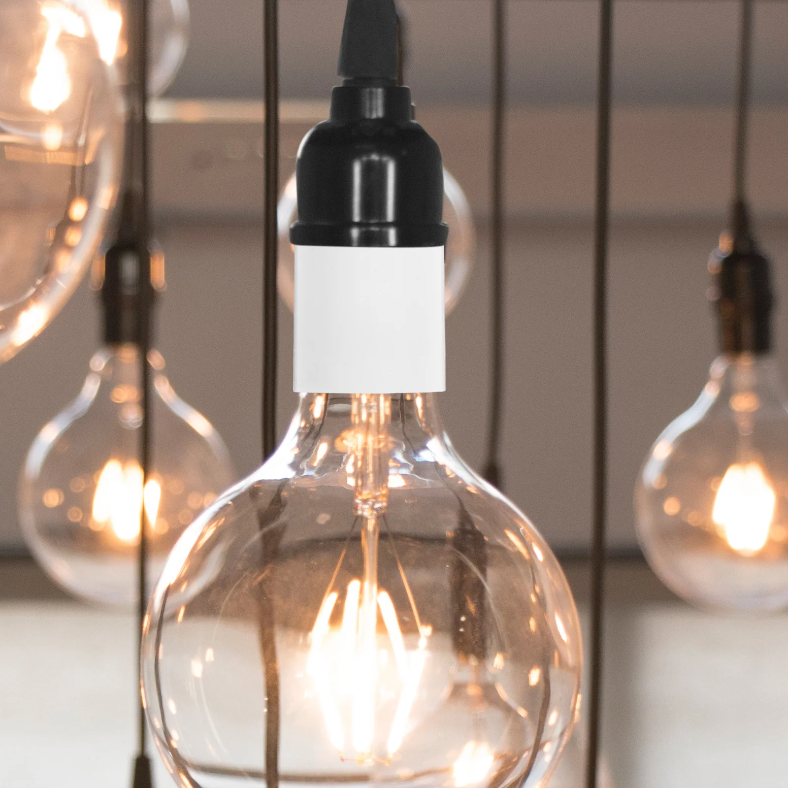 

G24q to E27 Light Bulb Adapter Socket Converter - Lamp Base Socket Conversion Adapter for Home Office Commercial Lighting Use