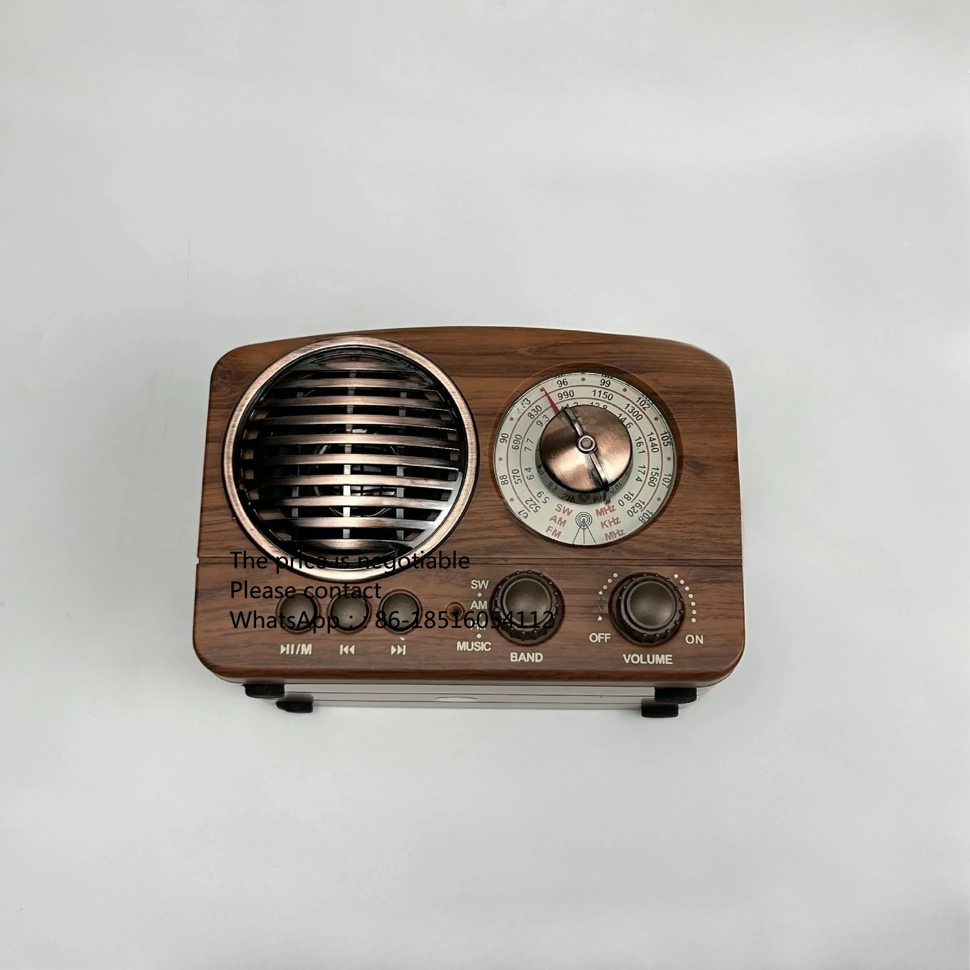 

Retro Professional Radio Full Wave Elderly Portable Player Bluetooth Speaker Plug-in Card Computer Audio