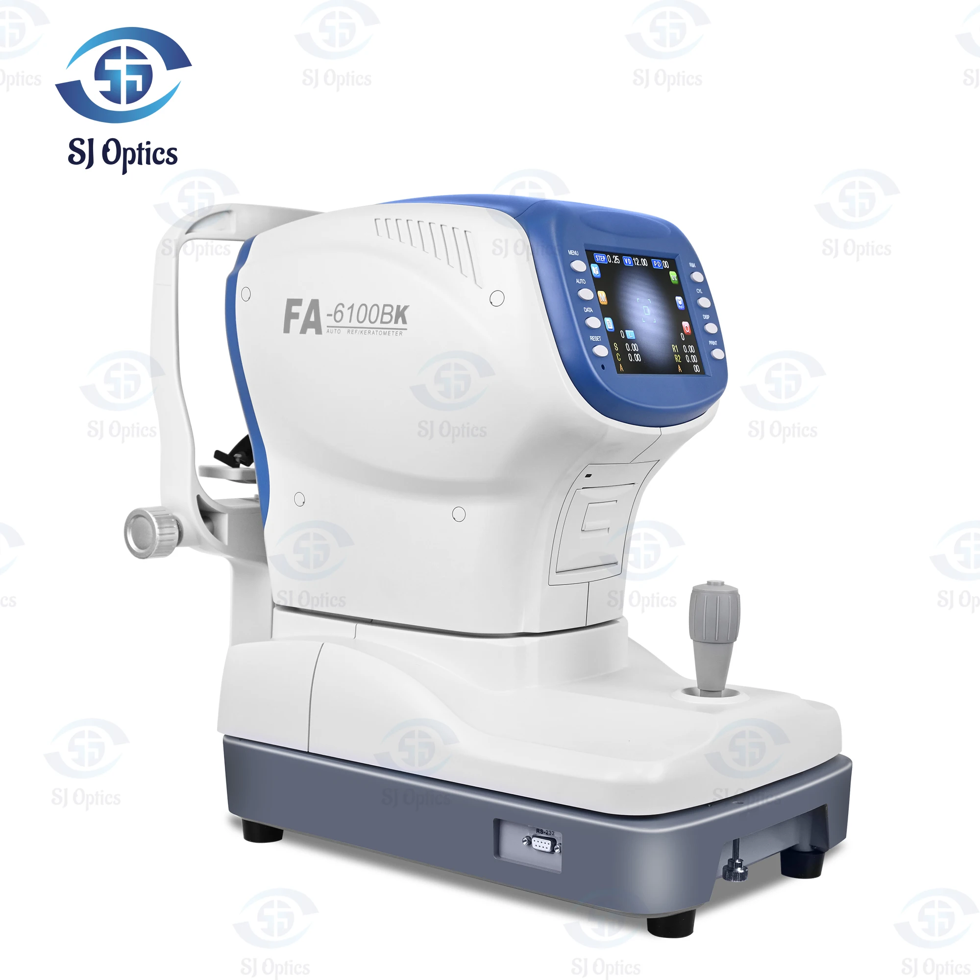 Ophthalmic Instrument Eye Examination 5.6'' Color LCD Touch Screen FA-6100BK Keratometer Optical Instrument Auto Refractometer