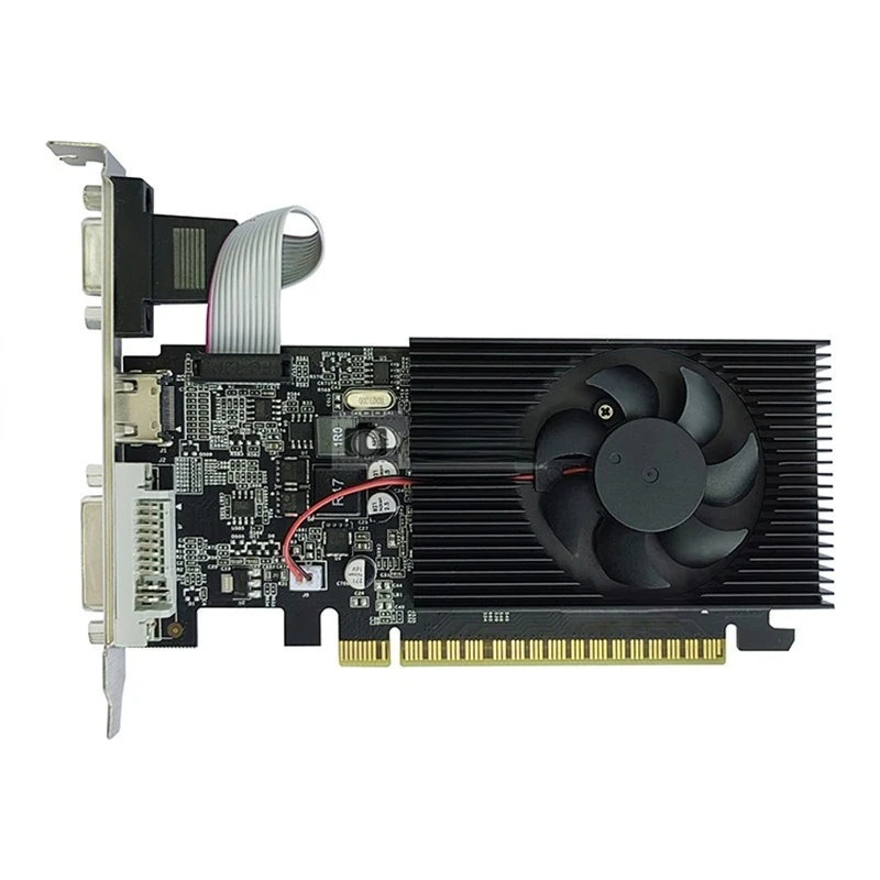 For New GT730 4g 740 2G DDR3 Small Chassis Bright Computer Graphics Card 610 210 1G Knife Card Half Height