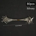 Silvery-25cm-80pcs