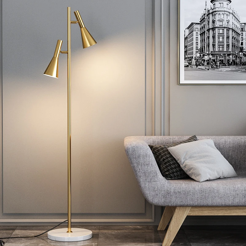 SOURA Nordic Floor Lamp Modern  Family Iiving Room Bedroom Angle Aadjustment LED Creativity Standing Lightight