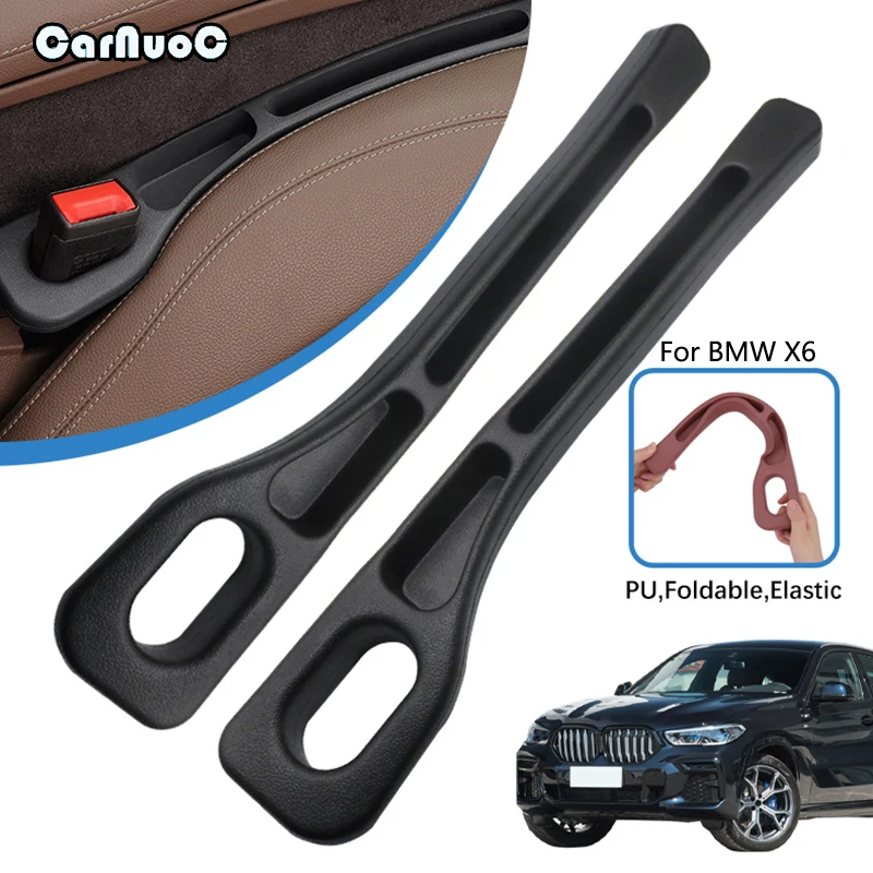 

2PCS/Set New Car Seat Crevice Filling Storage Leak-proof Sealing Strip For BMW X6 2007 2008 2009-2023 Car Interior Accessories