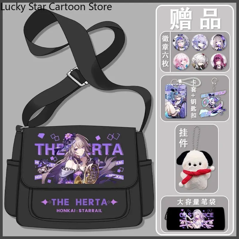 Honkai: Star Rail Castorice Sunday Plecak Cosplay Torba Szkolna Uczniowski Tornister Anime Cosplay Torebka Listonoszka Halloween