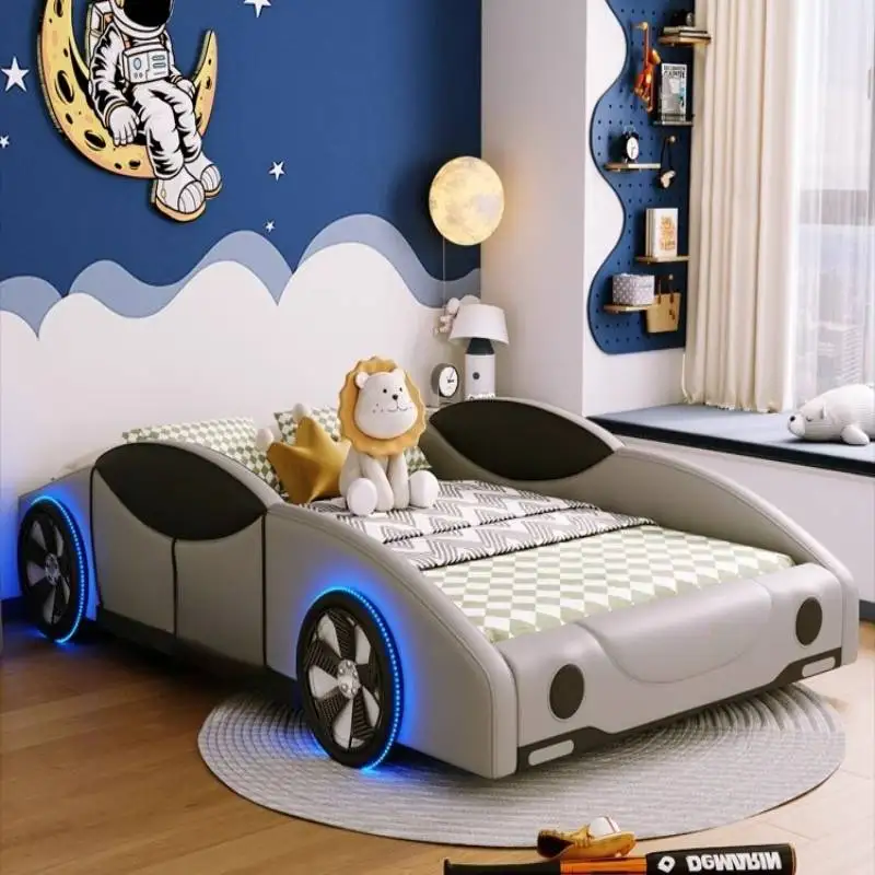 أسود الحد الأدنى سرير أطفال تخزين الشمال الأبيض تصميم واحد سرير أطفال الحديثة مخصص خشبية Lettino لكل أثاث بامبيني المنزل