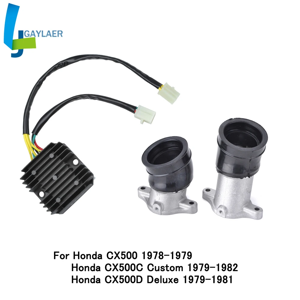 12V Regulator Rectifier and Carburetor Interface Adapter for Honda CX500 1978-1979 CX500C Custom 79-82 CX500D Deluxe 79-81