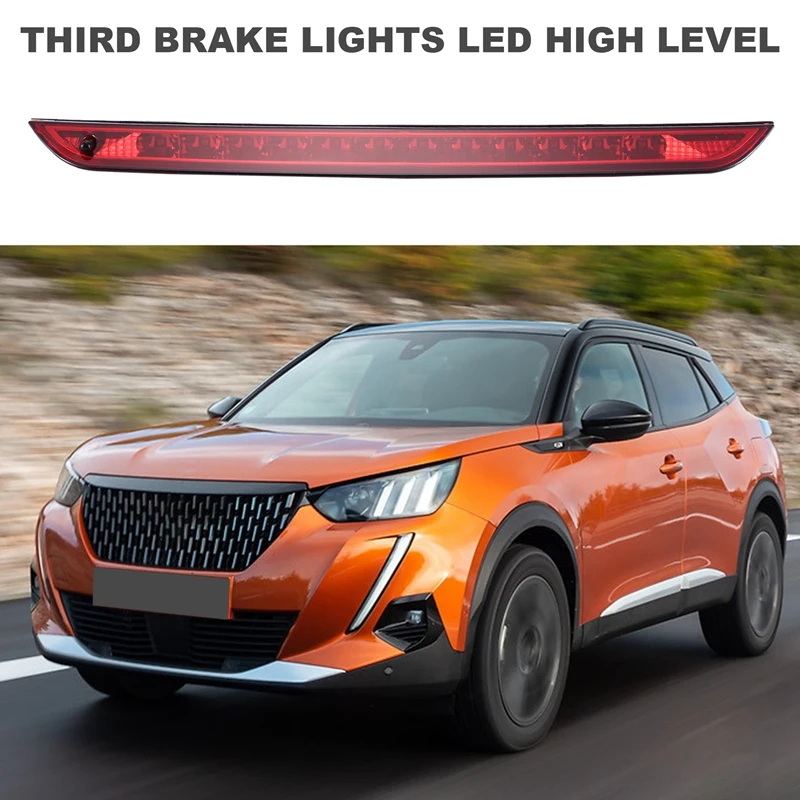 Car Third Brake Lights LED High Level 9600412680 6351LX For Peugeot 2008 308 SW II 508 SW Citroen C4 Picasso II DS6