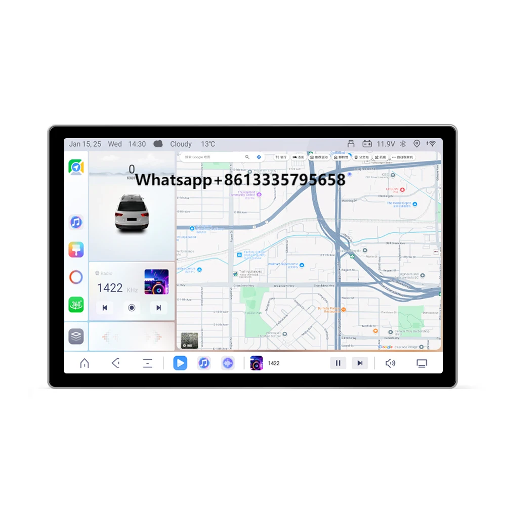 

11.5" Ts20 Universal Android Car Radio 7870 2K Screen Carplay 360 DSP 2din Autoradio WIFI FM AM Gps Navigation