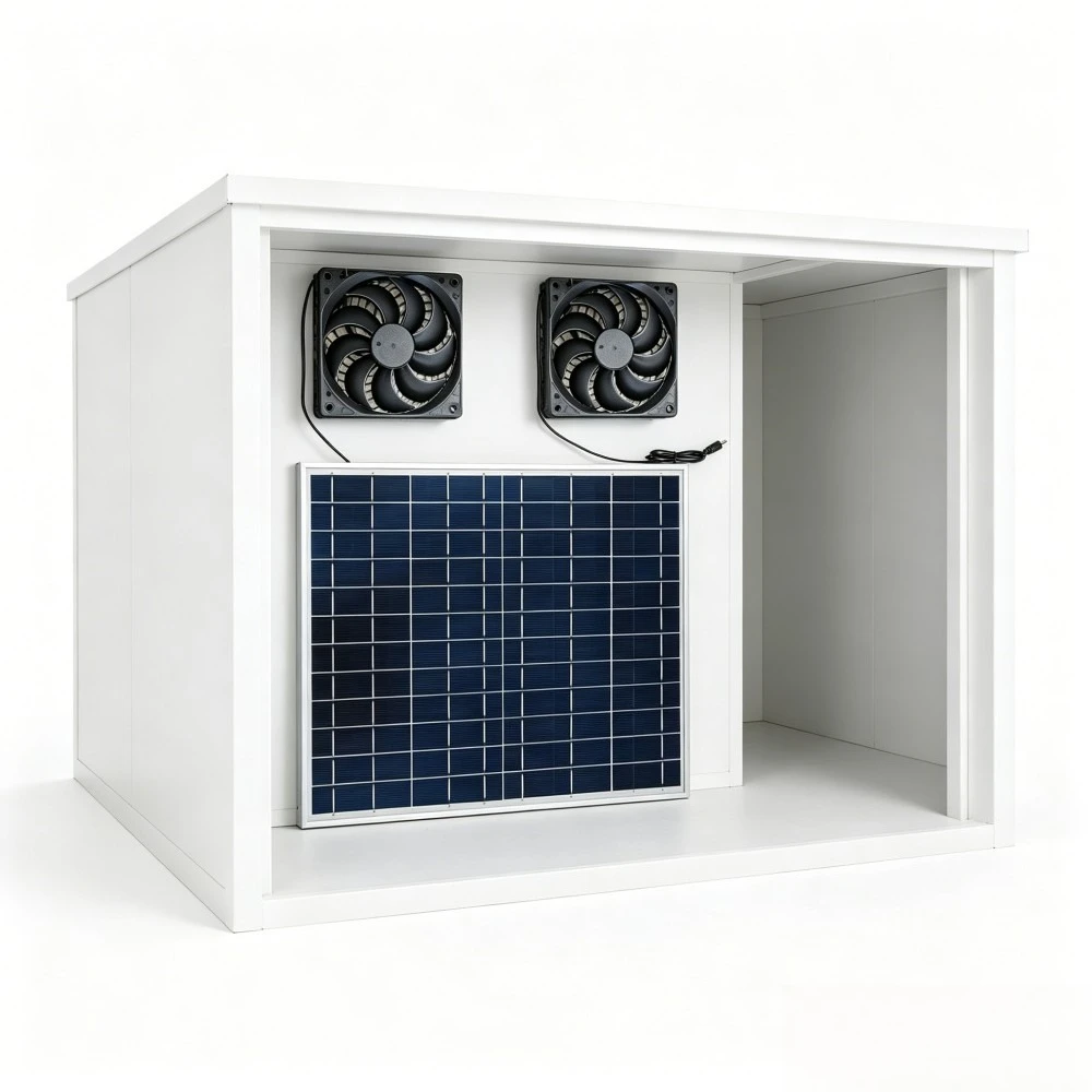 

10W 15W 12V Dual Solar Exhaust Fan for Chicken Coop Pet House Greenhouse Shed Outdoor Vent System