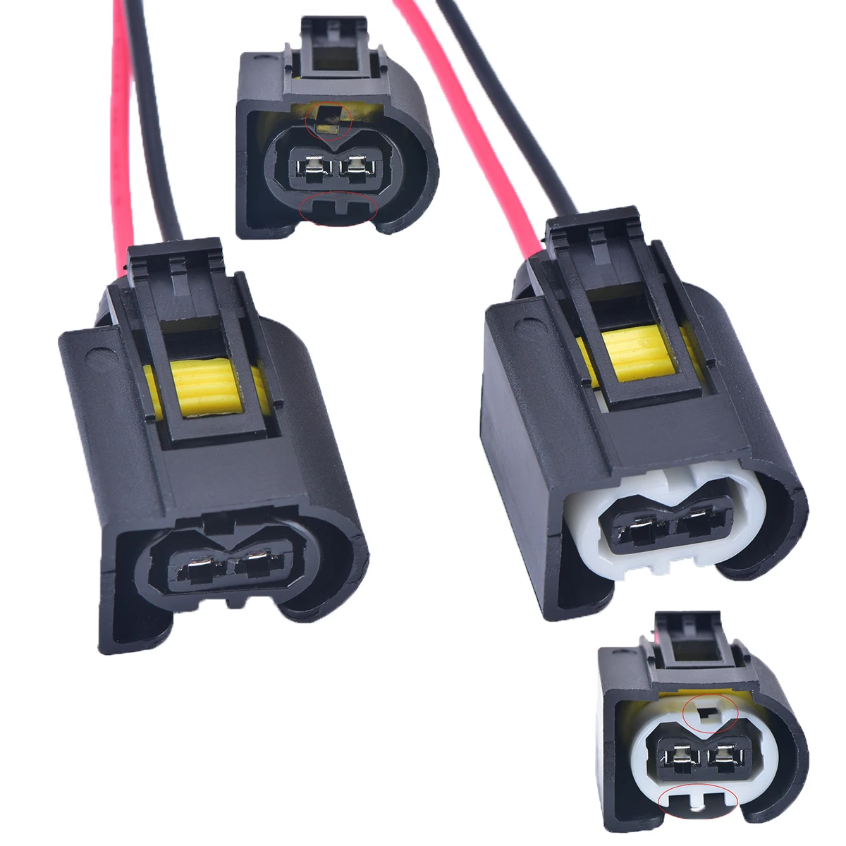 Connecteur de bobine d'allumage automobile à 2 broches, connecteur de capteur de position du vilebrequin, fiche 1685452928 1685453028 09441212 A1685452928 50290937