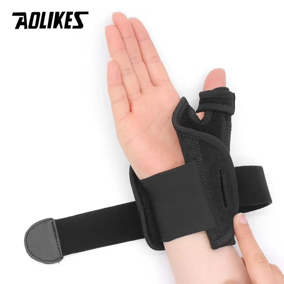 AOLIKES 1PCS Wrist Brace Thumb Brace with Thumb Splins Support for Men and Women, Wrist Stabilizer for Sprains Tendonitis