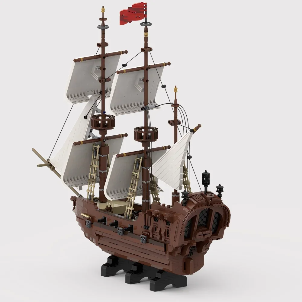 3697PCS MOC Building Blocks Pirates Flag The return of The Death of a Sailsman Technical Bricks Toys For child Holiday Gift