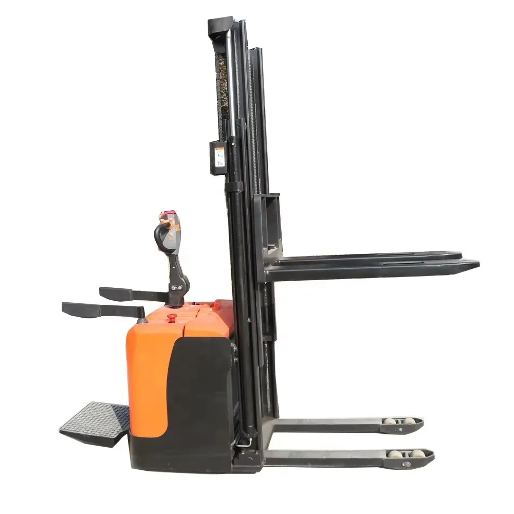Small Self Loading Controller Electric Fully Automatic Hydraulic Lifting Vehicle Pallet Loading and Unloading Electric Stacker