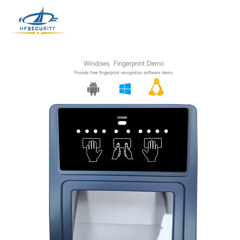 HFSecurity BIO600 CE FCC Android Windows Linux Biometrisches 442-Live-Fingererkennungs-Fingerabdruckscannergerät