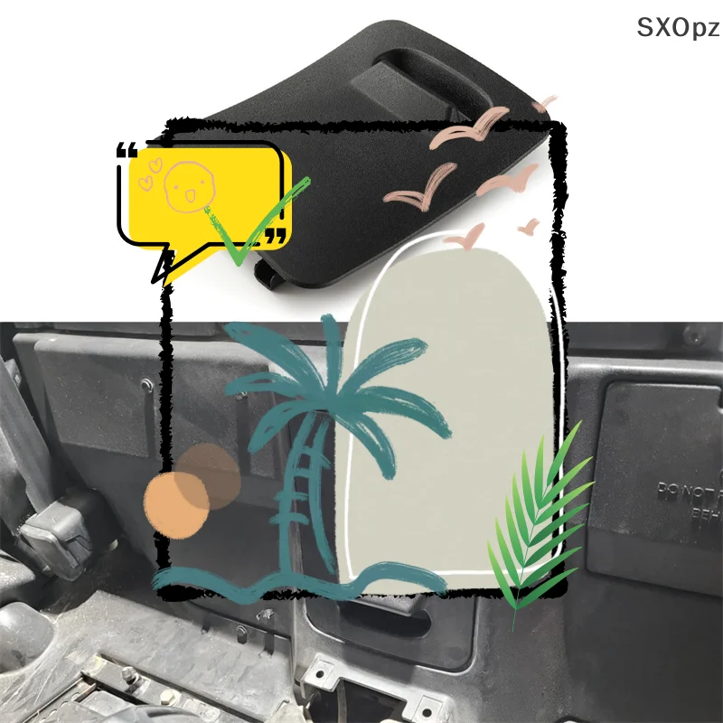 

Engine Access Door Panel For Polaris RZR 900 2015-2025 RZR 1000 S 2016-2020 RZR Turbo S 2020-2021 5454122