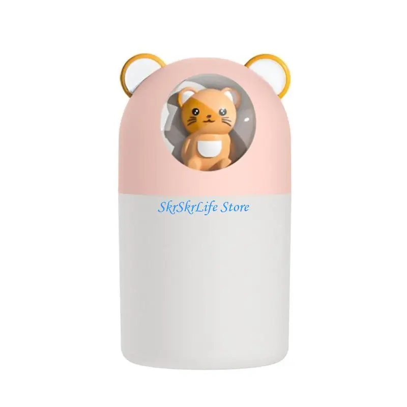 

E65E USB Cool Mist Humidifier Mini Size Pet Humidifier Quiet Air Diffuser for Bedroom Home Baby Office